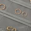 Elegant Jewelry Storage Organizers for Closet with 48 Pockets Dustproof Designs Earring Necklace Holder Organization