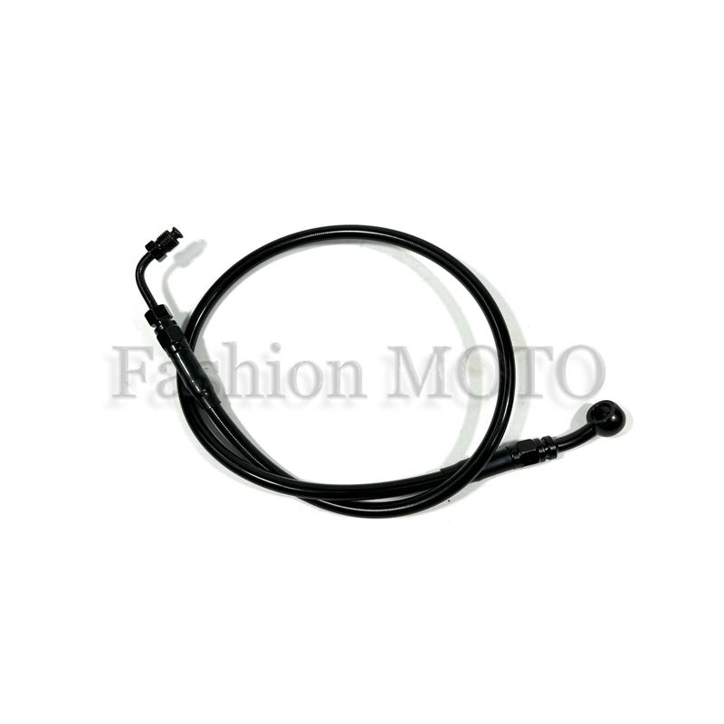 Motorcycle Black Hydraulic Brake Hose Line Cable ABS Controller Adapter Kit 70-85cm For Harley Softail Deluxe Slim 2018-up