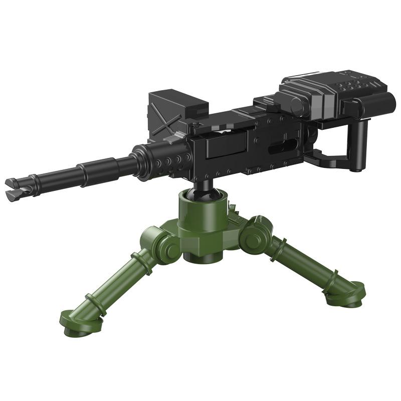 Samlet Byggekloss Soldatdukke Tilbehør Våpen Haubits Rakettkaster Luftvernkanon Militærleketøy