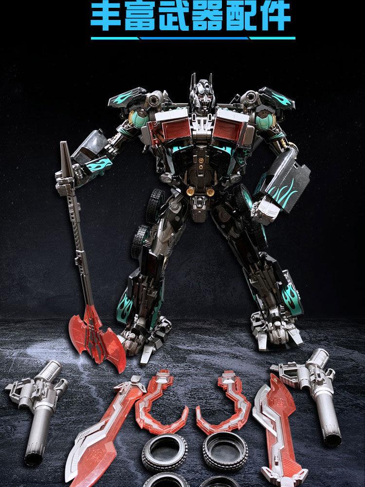 TAIBAI LS03F LS03 LS03L Transformation Black Apple Model Transformable Car Commander Oversized 30CM Toys Robot