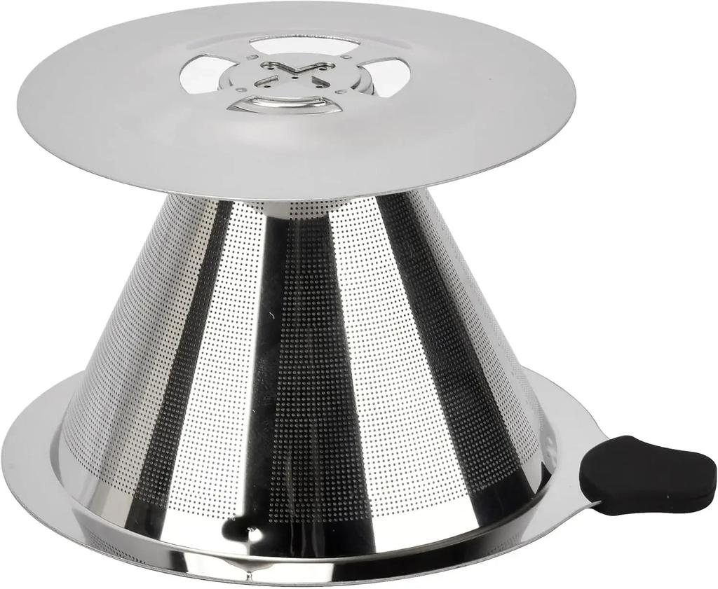 304 Stainless Steel Double-layer Filter Screen Hand-brewed Coffee Filter Cup Ultra-fine Filter Screen No Filter Paper Required