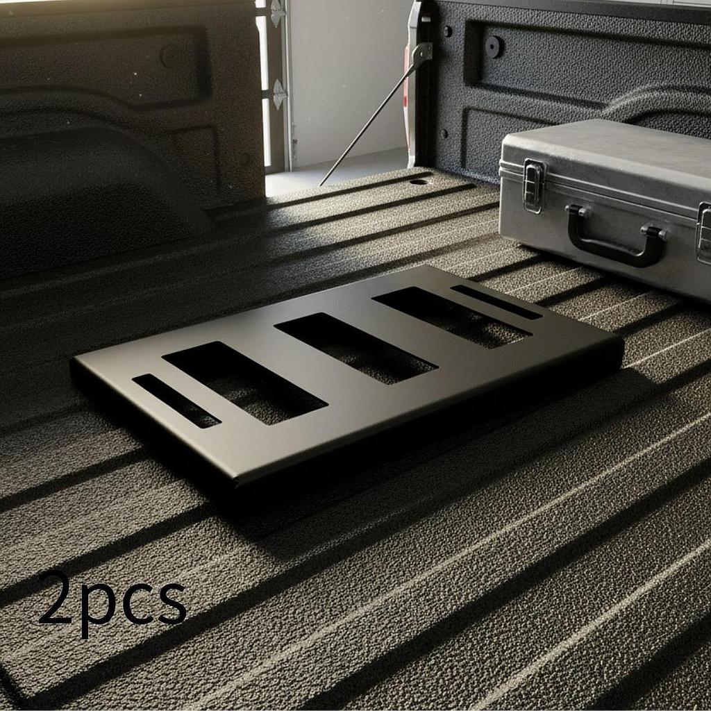 Mounting Plate Toolbox Bracket Convenient Easy Install Heavy Duty Iron Mount for Workbench Truck Bed and Garage Use