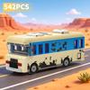 Christmas Holiday House Vacation and Cousin Eddie's RV Building Blocks Model Movie Bricks Toys Birthday Fans Collectible Gift
