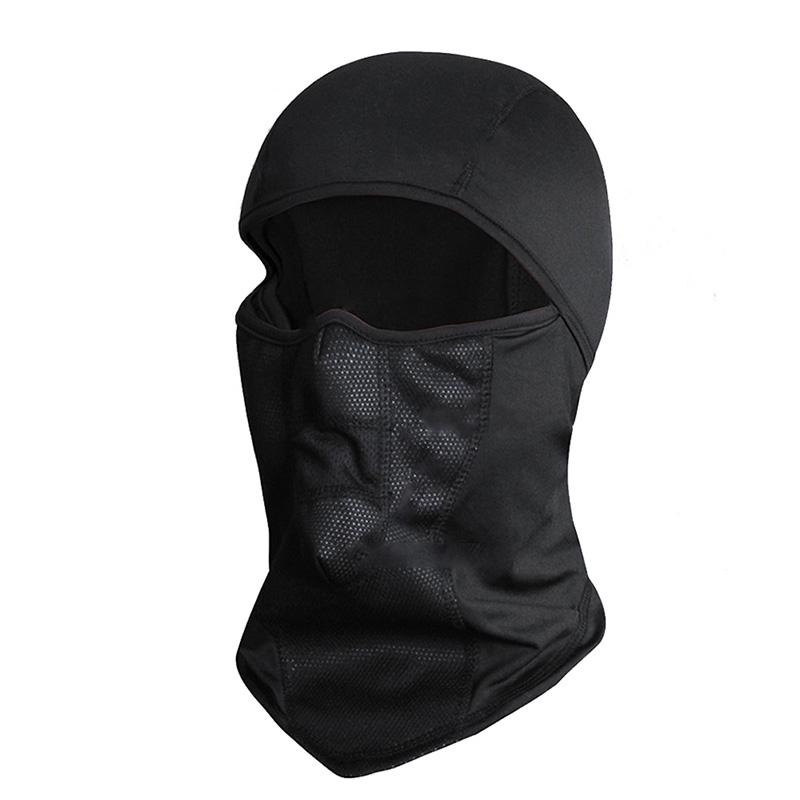 Outdoor Full Face Mask Ski Motorcycle Cycling Winter Thick Fleece Windproof Breathable Face Cover Warm Cap Hat