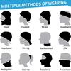 Universal Fit Outdoor Men Women Checkered Grid Face Mask Motorcycle Riding Neck Face Cover Windproof Anti-UV Cycling Tube Scarf
