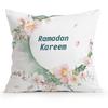 Ramadan Flowers Cushion Pillowcase Printed Polyester 40/45/50cm Throw Pillowcover Decorative Sofa Cushion Pillowslip Home Decor