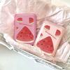 Summer Fruit Watermelon Leather Phone Wallet Case For Magsafe Magnetic Slim Back Pocket Shockproof Durable Stylish Cover
