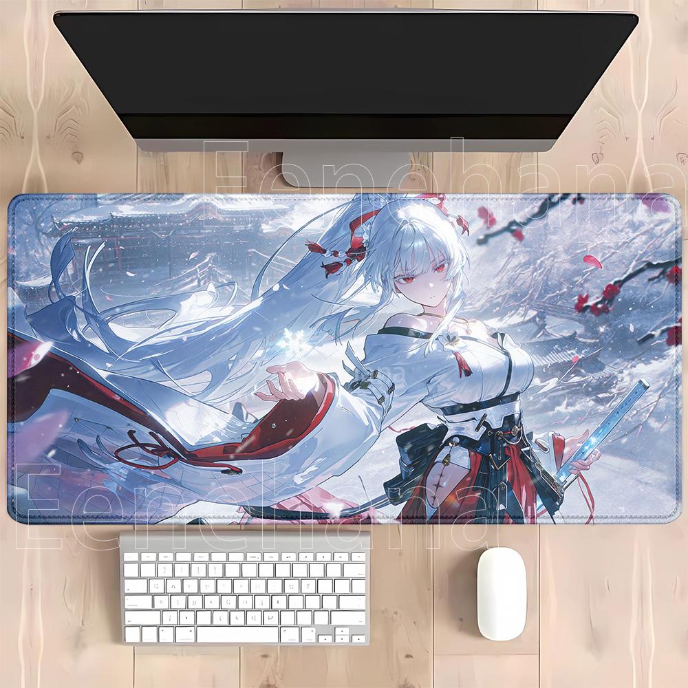 Hiyuki Gaming Wuthering Waves Mousepad Pc Office Accessories Keyboard Xxl Mouse Pad Anime Sexy Girl Rubber Hd Printing Desk Mat