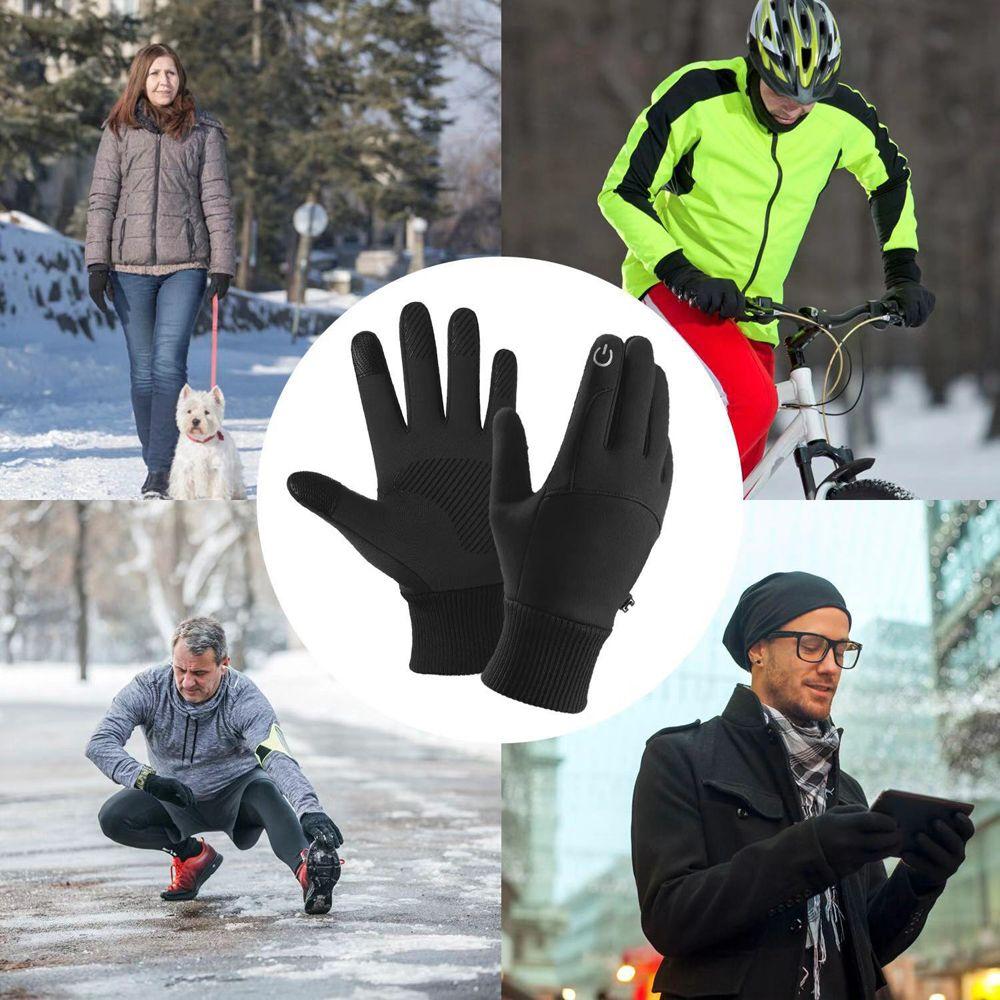 Non-slip  Running Fleece Cycling Accessory Men's Gloves Sports Mittens Motorbike Gloves
