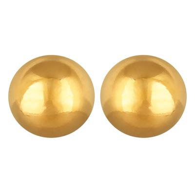 [R4868] - Golden 'Balls' Steel Buckles - 6 Mm