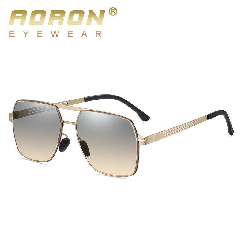 AORON Fashion Sunglasses for Men Women UV400 Anti Glare Glasses Gradient Color Driving Fishing Eyeglasses