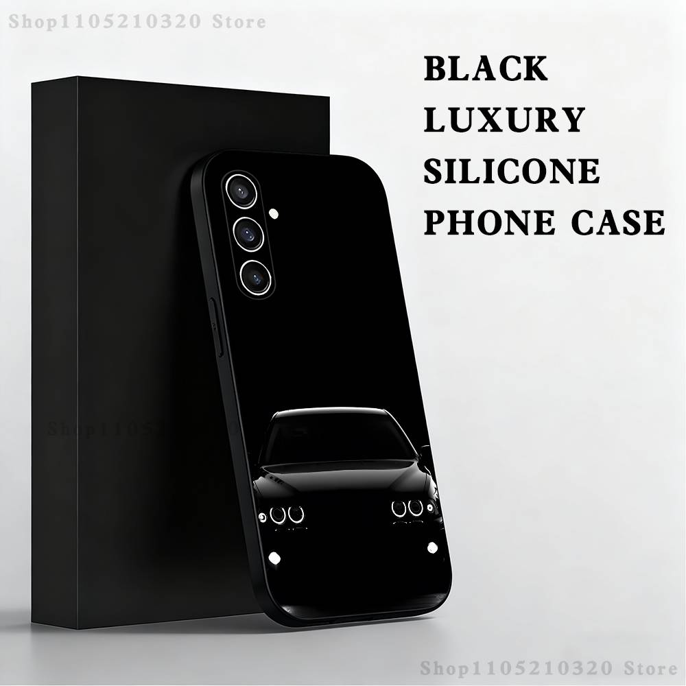 Super cool B-Bmw-ES car Phone Case  For Samsung S 25,24,23,22,30,21,10,9,Ultra,Plus,Lite,FE,4,5 G Black Soft Case