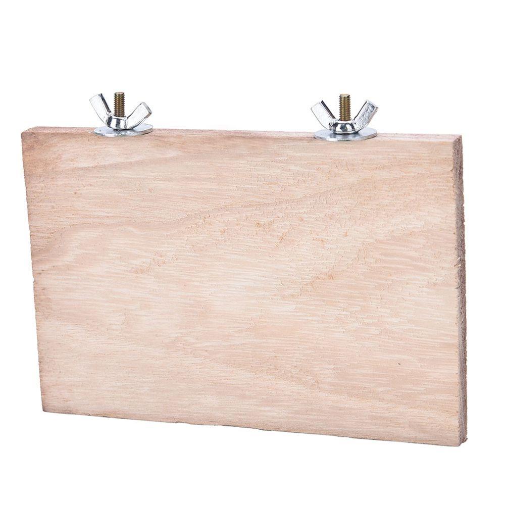 Budgie Hamster Cage Grinding Paw Pet Supplies Parrot Rack Bird Perches Platform Wood Stand Platform