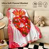 Artist MMillie Amberr Throw Warm Soft Flannel Blanket Multiuse for Sofa Bed Camping Travel Nap
