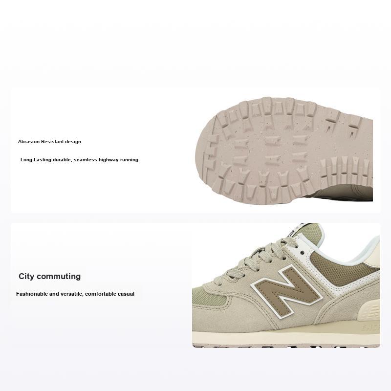 Женские кроссовки New Balance 574 Olivine Dark Stoneware Зеленый Голубиный WL574DP2 36
