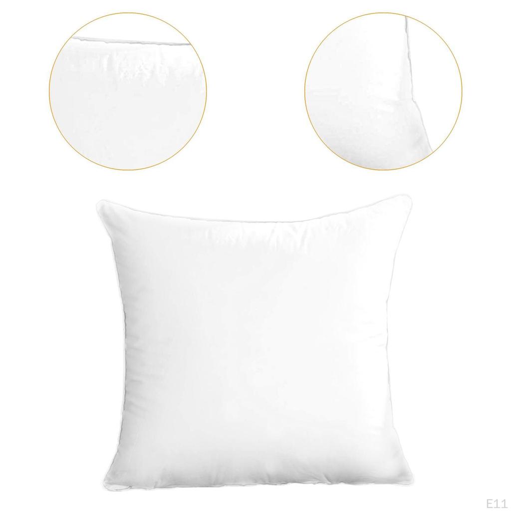 Cushion Inner Pad for Decorative Pillow, Square Shape with Zipper