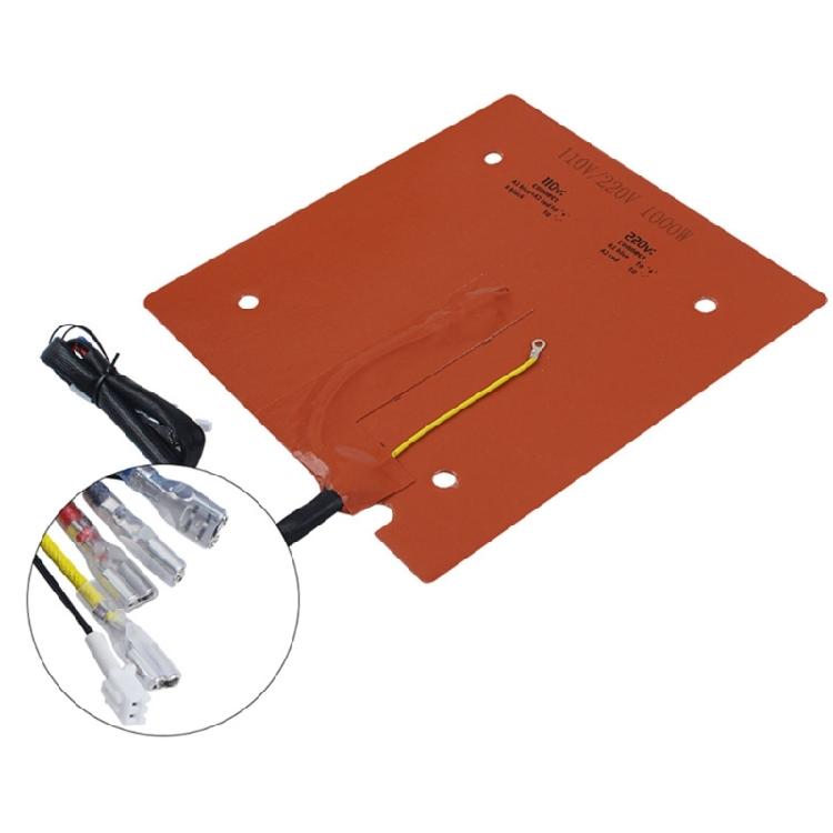 Heavy Duty Silicone Heaters Pad S1C Specific Model Efficient Heat Transfer Corrosion Resistant 3D Print Tool