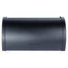 Small Black Bread Bin Metal Kitchen Container for Bread Rolls