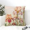 Classic Home Decor Floral Painting Pillow Case Linen Pillow Case Sofa Home Decor Cushion Cover Cushion Cove