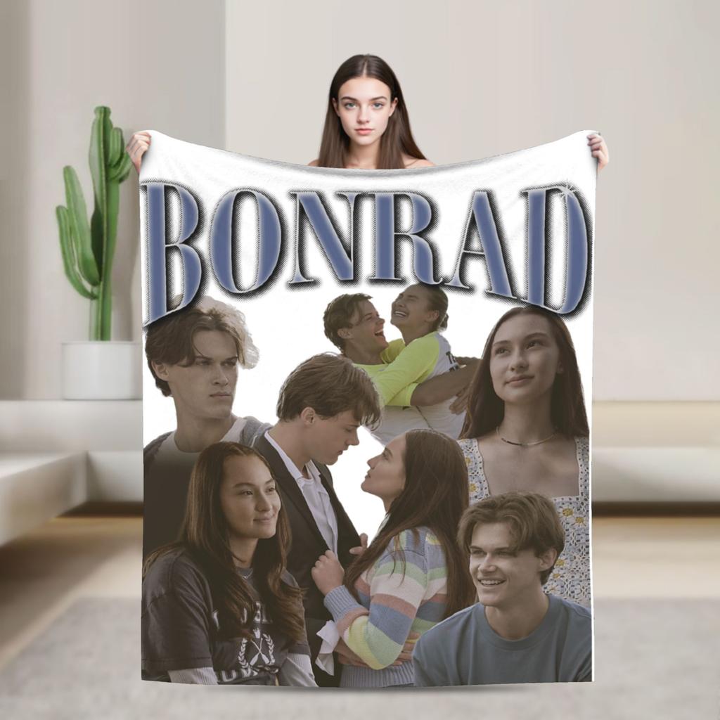 The Summer I Turned Pretty Flannel Throw Blankets Cousins Beach for Bedding Throws Knitted Blanket Travel Warm Portable Quilt