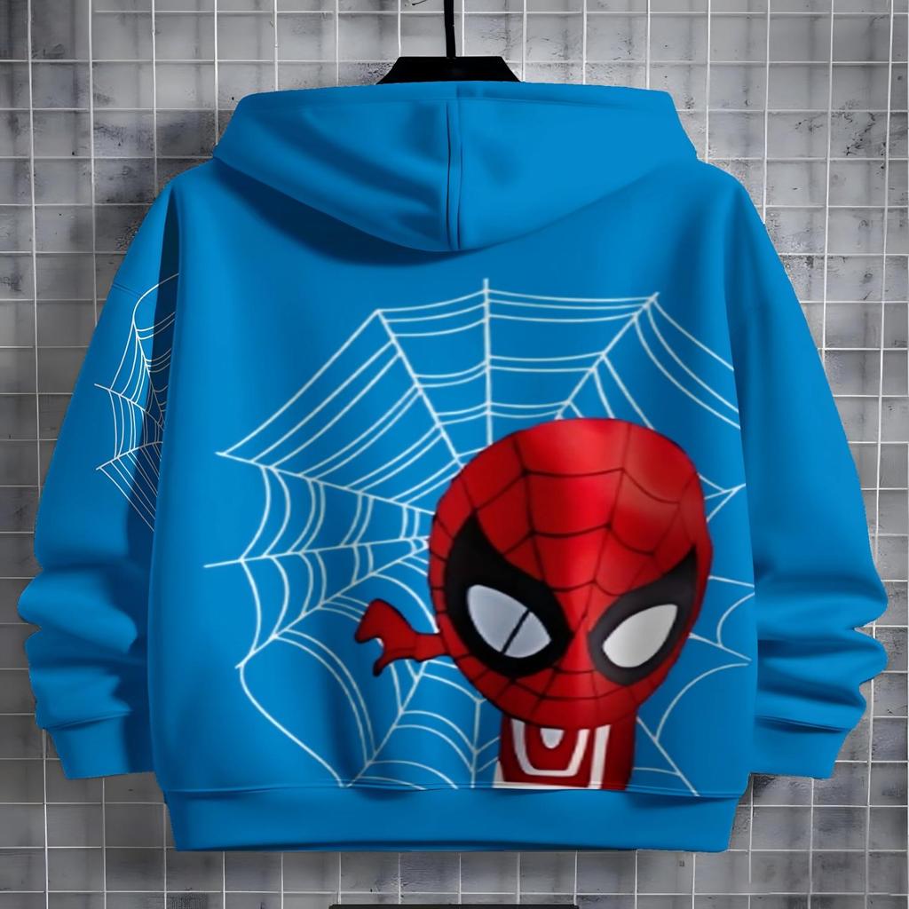 2026 Children's Hoodies 3D Spider Printed New Men's and Women's Hoodies Casual Neutral Hoodies Children's Hoodies Clothing