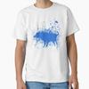 Banksy Splash Dog Blue Classic T Shirt Made In US AUS Size S 2XL