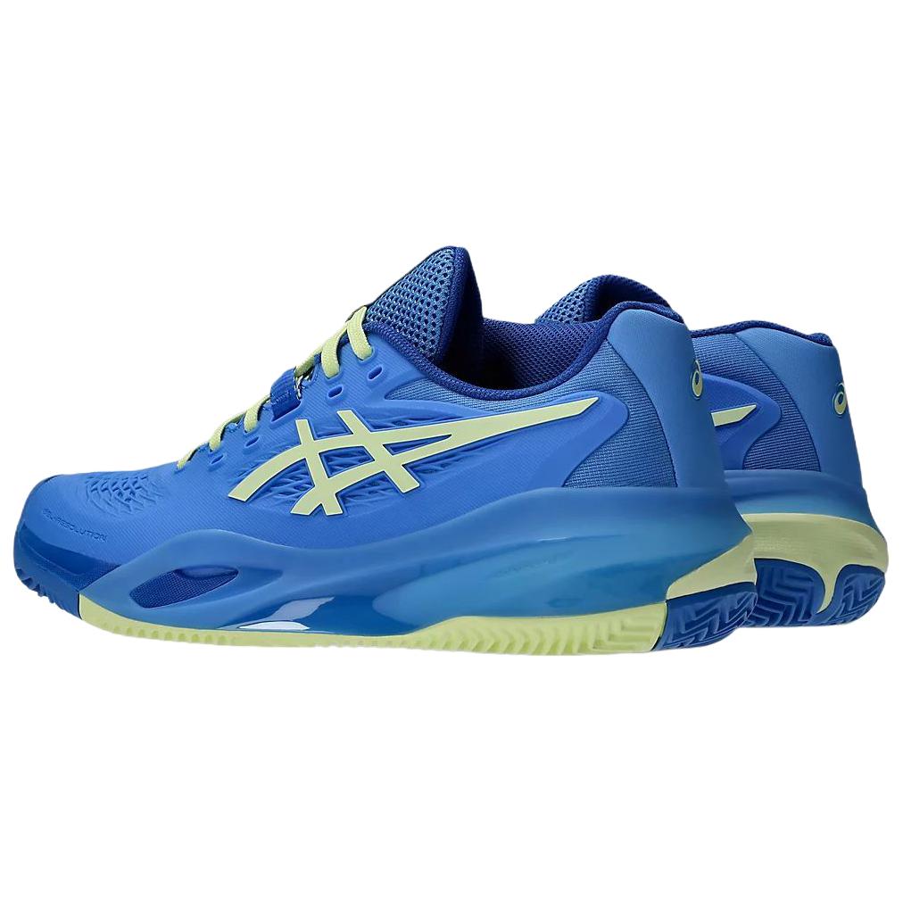 New Asics GEL RESOLUTION 10 Anti Slip Wear Resistant Low Top Tennis Shoes Women's Blue 1042A277-400