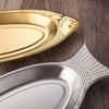 Korean Style Fish Shaped Plate Stainless Steel Barbecue Plate Creative Snack Plate  Restaurants