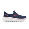 Skechers Go Walk Comode Morbide Resistenti Supporto Scarpe da Passeggio Donna Sneaker Blu 125854-NVPK