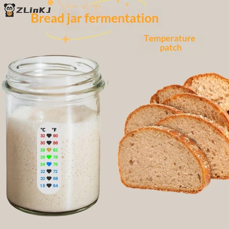 Teig-Fermentationsthermometer-Patch Digitaler Temperaturaufkleber zum Backen Home Kitchen Säurebrot Gärung