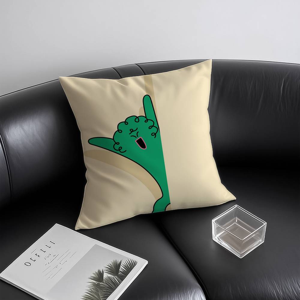 Peek-a-Boo Animals Pillow Case Anti-dustmite Invisible Zipper Sofa Bed