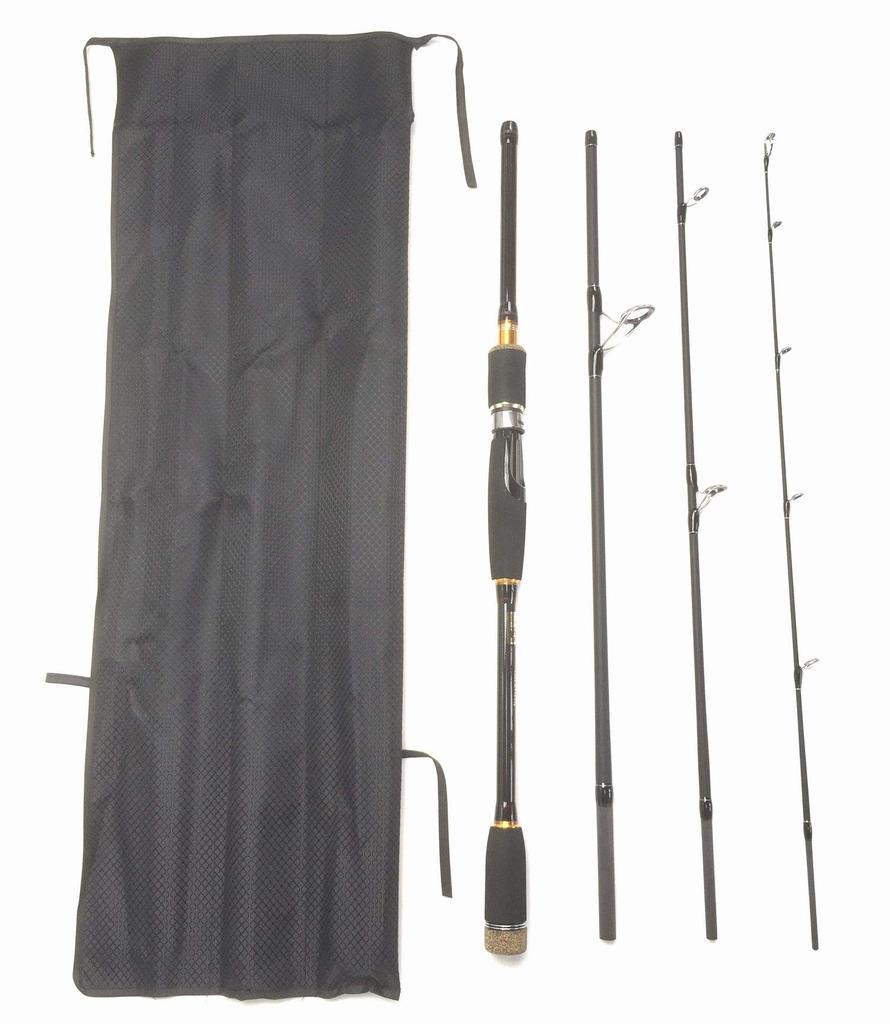 EVA 7 feet spinning pack rod 4 pieces Spinning rod Sea bass rod Lure rod Bass rod Pack rod Sea bass Black bass Trout (M) [Item]