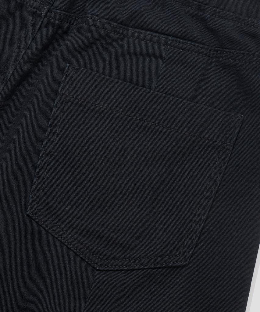 AGOD Double-Pleat Elastic String Bermuda Shorts [Black]