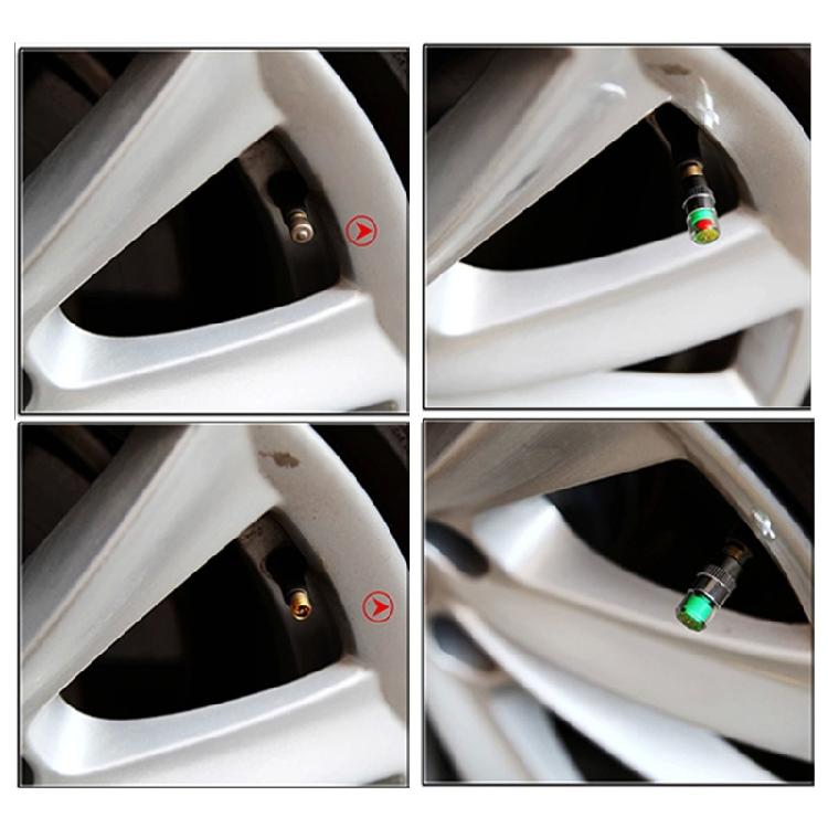 Cap Sensor Indicator Car Tire Pressure Guage Alert Monitoring Tyre Cap Indicator