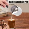Easy To Clean Turkish Coffee Pot Glossy Surface Milk Warmer Durable Butter Warmer  Coffee Making