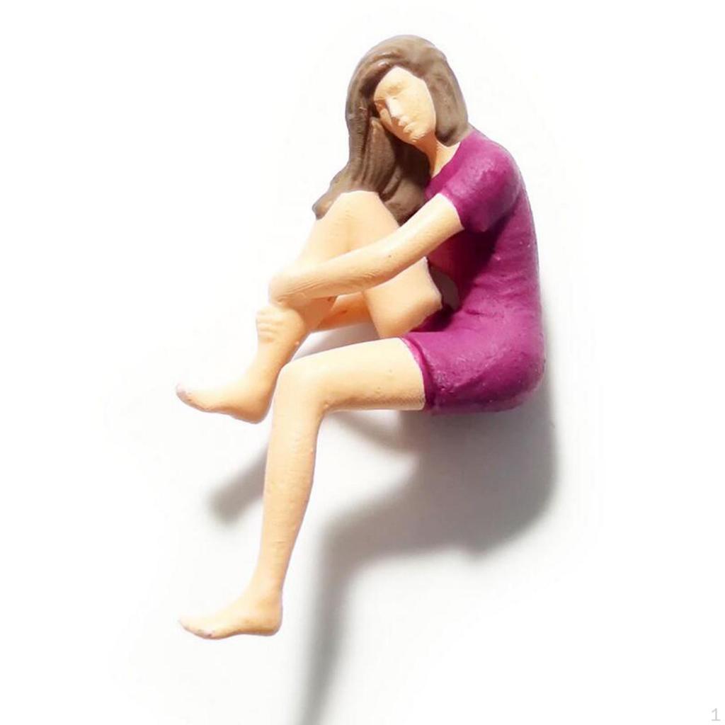 1/64 Figures Train Model People Tiny for Miniature Scene Fairy Garden Sand Table