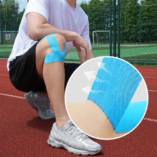 Forhåndskåret Kinesiologi Knepute Knepine Lindring Leddbåndstøtte Stabilitet Elastisk Pustende Atletisk Kinetisk Kne Ankel Muskeltape Plaster