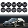 Replacement Automotive Sealing Cover Set, 10 Piece Black Press In Body Opening Covers for Garage Maintenance, 0039981350 Reference