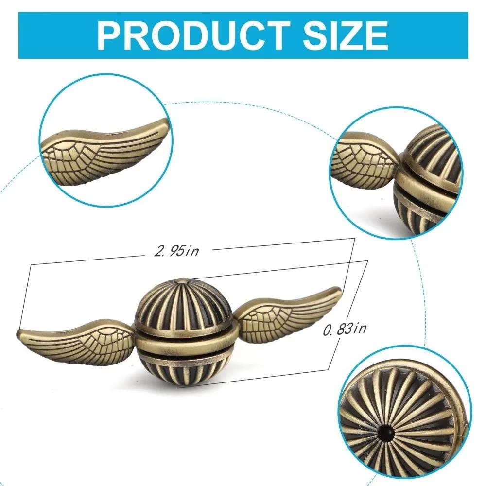 1 Stück EDC Fidget Spinner Spielzeug Fingerspitze Rotierende Flügel Gyroskop Stressabbau Spielzeug Kinder Erwachsener Rotierende Metallkugel Schreibtisch
