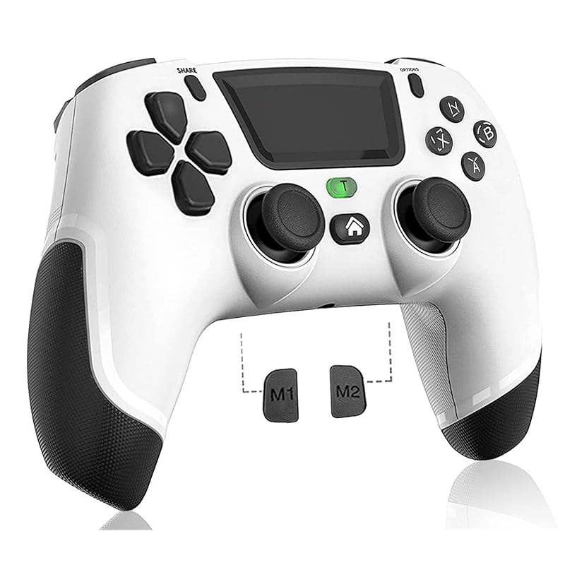 

PS4 controller Onlyzoo [New in October] PS4 controller PS3 Swtich Dual use wireless controller Macro function With back button game pat 600mAh large