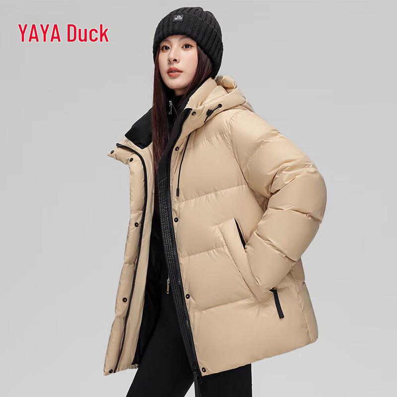 

Yaya Goose Series Women s Short Hooded Down Jacket S