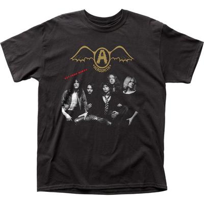 Aerosmith Get Your Wings Mens T Shirt Rock and Roll Classic Tee New Black