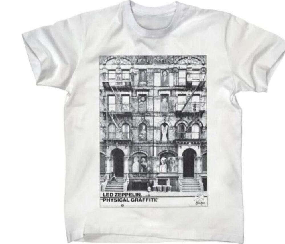 

Led Zeppelin Physical Graffiti Men s T-Shirt - Special Order 4XL
