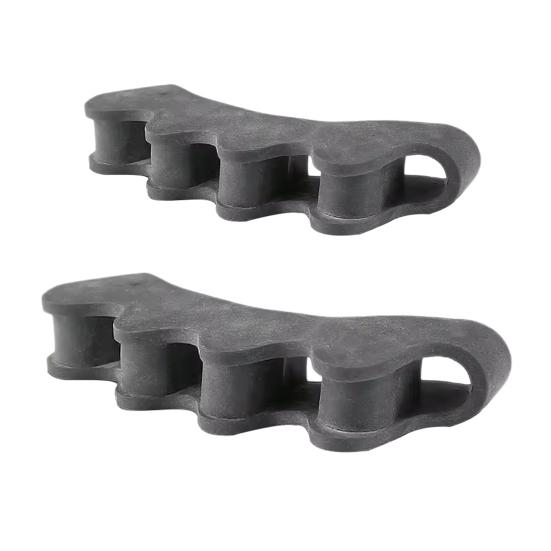 1 Paire Séparateur d'orteils Correcteur de pied Écarteurs Souples Élastiques Réglables Design à Cinq Trous Soulage les Cors aux Orteils, les Orteils en Marteau Accessoires Respirants pour le Soin des Pieds