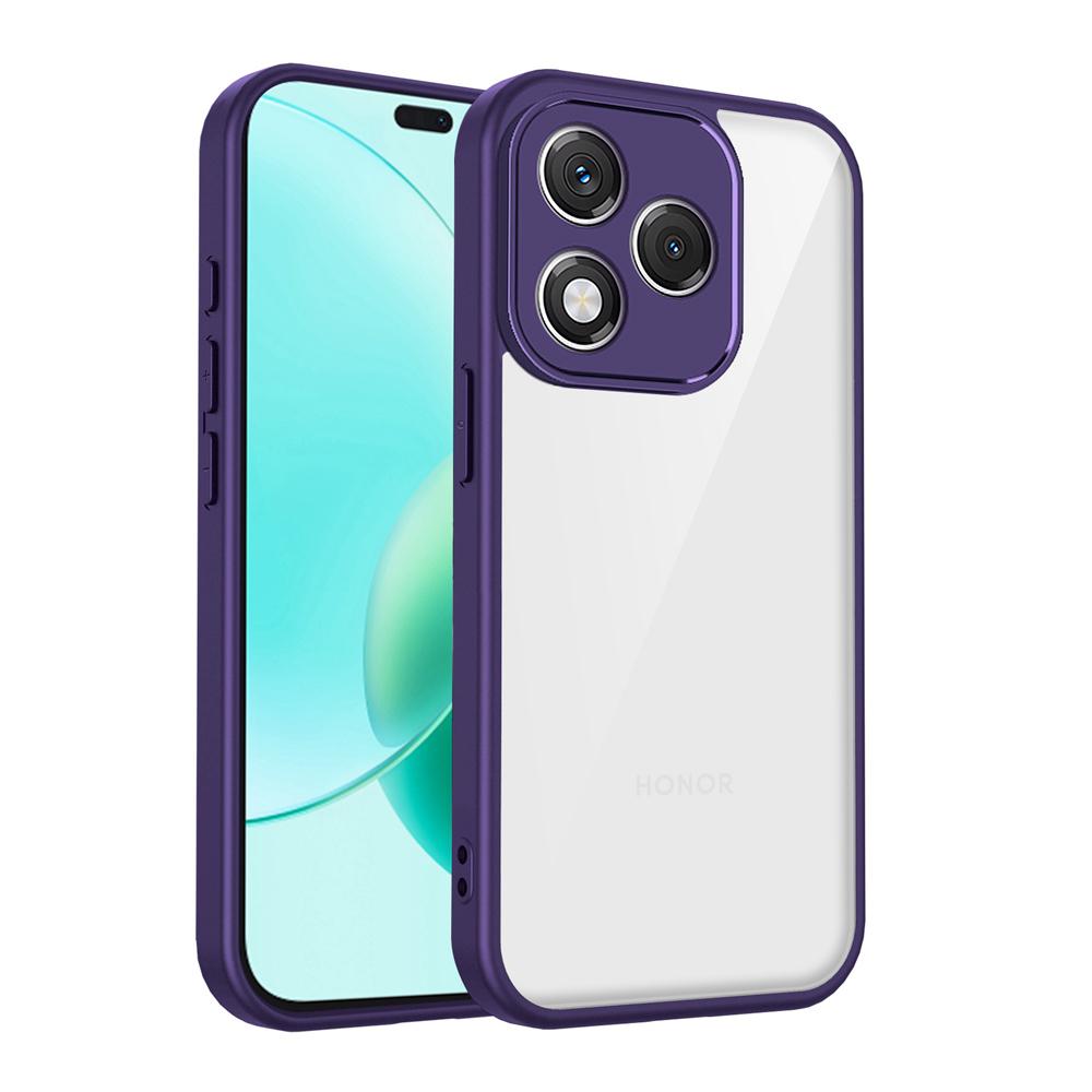KEYSION Custodia Trasparente per Telefono per HONOR 400 400 Pro 5G Silicone+PC Cover Posteriore Trasparente Antiurto per Huawei Honor 400 Lite