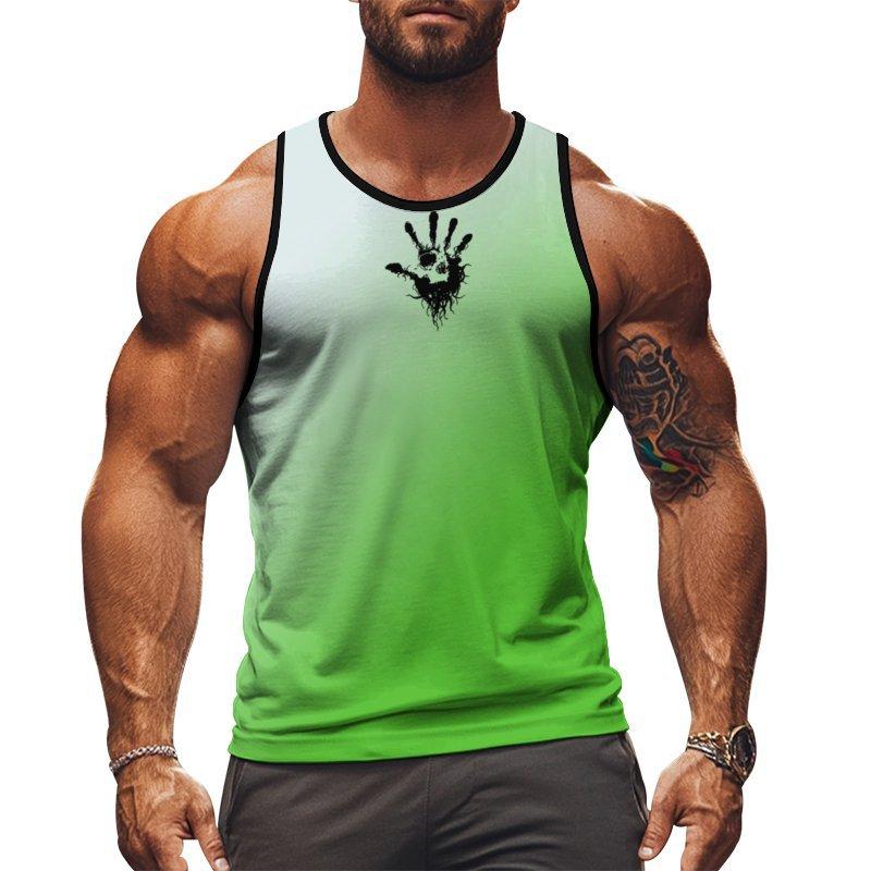 3D Printed Sports Vest Summer Men Y2k Sleeveless Men's Top Oversized Tank Fashion Streetwear T Shirt