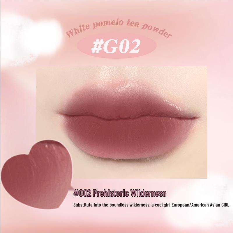 GoGotales GeGe Dance Velvet Matte Lip Glaze Cream - Soft, Delicate Lip Mousse.