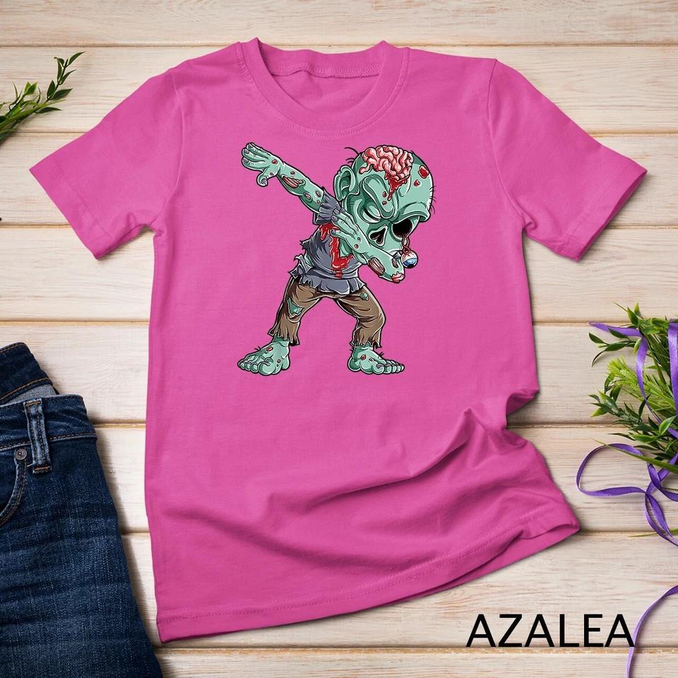 Dabbing Zombie T shirt Halloween Boys Kids Dab Funny Zombies Unisex T-shirt 7 L