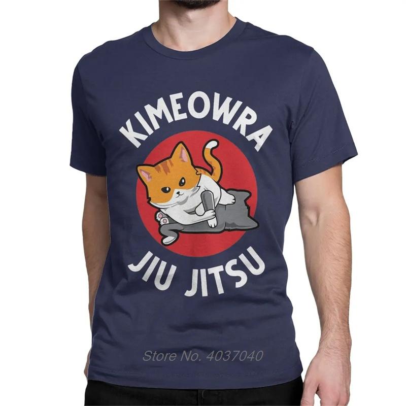Kimeowra Jiu Jitsu Print T Shirt For Unisex Unisex Cotton Casual Tshirt Clothes Oversized Unisex Tees Fitness Tops Streetwear