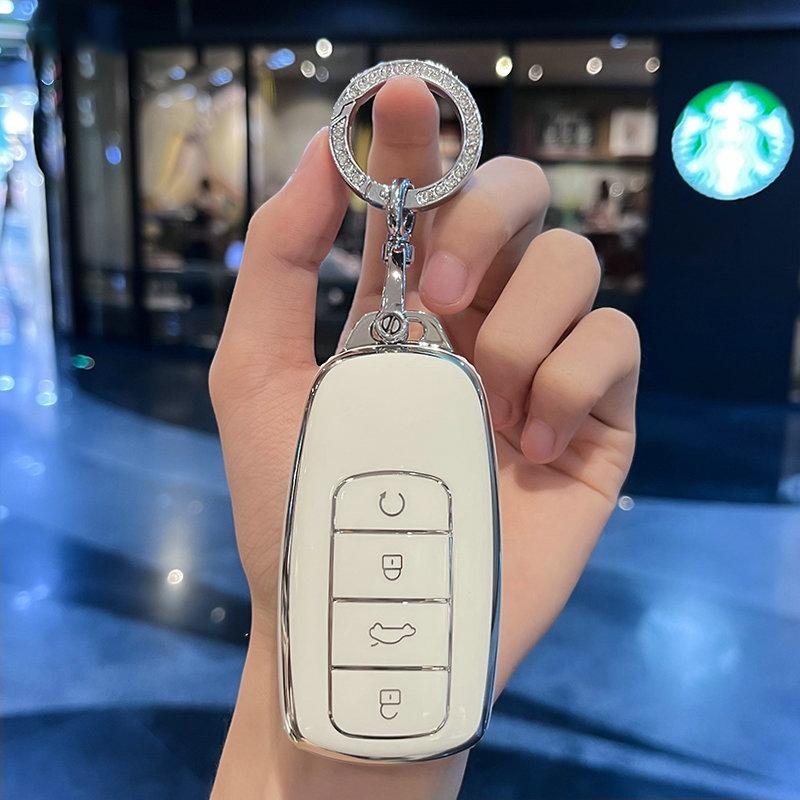 TPU Car Key Case Cover For Chery Tiggo 8 Pro Tiggo 8plus New 5 Plus 7pro Max Omoda 5 C5 Modod Protector Accessories